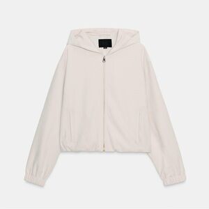 NWOT Zara Hooded Sweatshirt Jacket Ecru XS